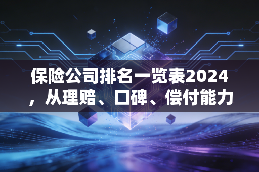 保险公司排名一览表2024,从理赔、口碑、偿付能力多维度拆解,买保险不用再踩坑