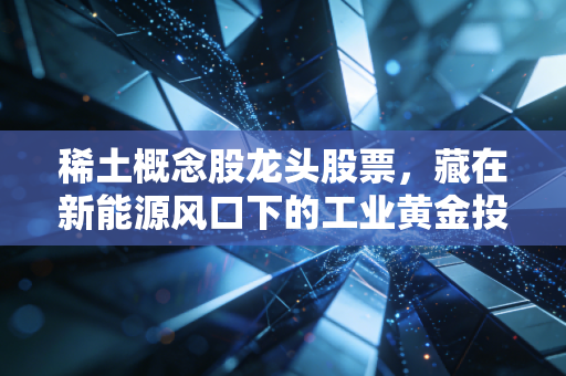 稀土概念股龙头股票，藏在新能源风口下的工业黄金投资逻辑，普通人怎么上车不踩坑？