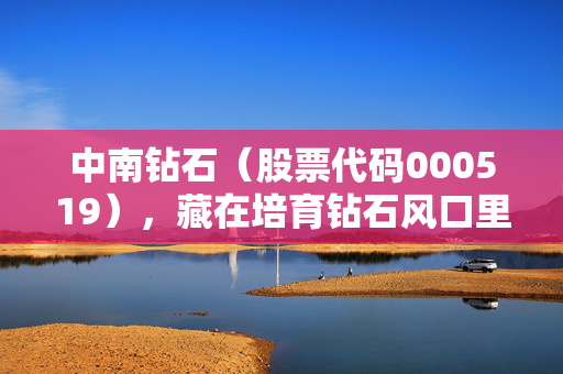 中南钻石(股票代码000519),藏在培育钻石风口里的隐形冠军,普通人能不能上车?