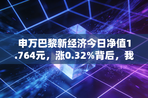 申万巴黎新经济今日净值1.764元，涨0.32%背后，我和3位基民的真实持仓故事