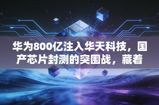 华为800亿注入华天科技，国产芯片封测的突围战，藏着你我都能抓住的普通人红利