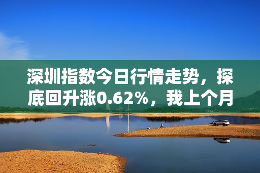 深圳指数今日行情走势,探底回升涨0.62%,我上个月刚踩过的散户坑给你提个醒