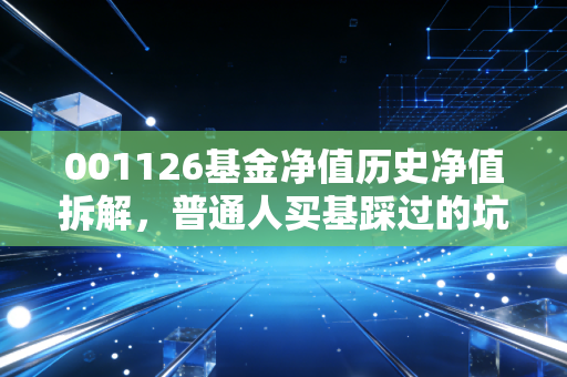 001126基金净值历史净值拆解，普通人买基踩过的坑，我用3年定投经验帮你捋明白