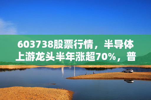 603738股票行情,半导体上游龙头半年涨超70%,普通散户到底能不能布局?