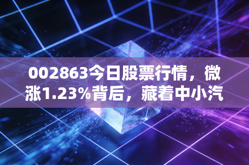 002863今日股票行情，微涨1.23%背后，藏着中小汽配企业的破局逻辑与普通人的投资启示