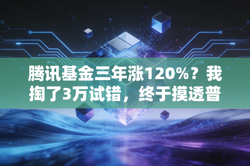 腾讯基金三年涨120%?我掏了3万试错,终于摸透普通人买平台系基金的避坑逻辑