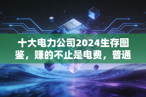 十大电力公司2024生存图鉴，赚的不止是电费，普通人的生活其实早就和它们绑在一起了