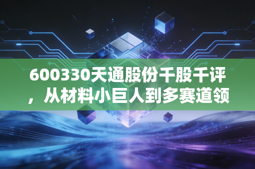 600330天通股份千股千评,从材料小巨人到多赛道领跑,普通散户到底能不能上车?