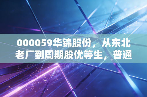 000059华锦股份，从东北老厂到周期股优等生，普通人能抄到能源转型的作业吗？