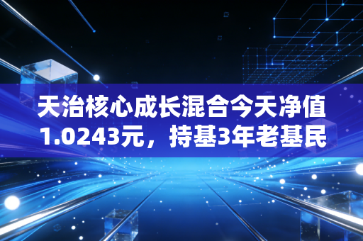 天治核心成长混合今天净值1.0243元，持基3年老基民掏心窝聊聊，普通人买主动基到底要避开哪些坑