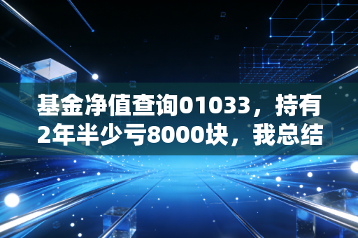 基金净值查询01033，持有2年半少亏8000块，我总结了3个普通人能用的实操方法