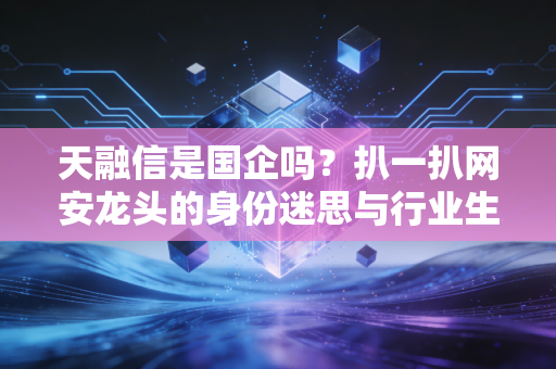 天融信是国企吗?扒一扒网安龙头的身份迷思与行业生存逻辑