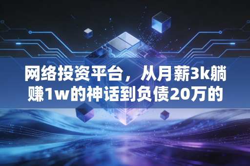 网络投资平台,从月薪3k躺赚1w的神话到负债20万的深渊,普通人避坑指南全解析