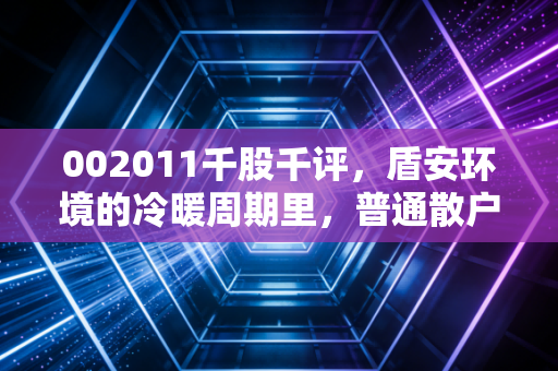 002011千股千评，盾安环境的冷暖周期里，普通散户的踩坑与翻盘启示