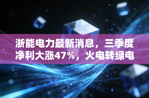 浙能电力最新消息，三季度净利大涨47%，火电转绿电的长跑选手值得普通人布局吗？