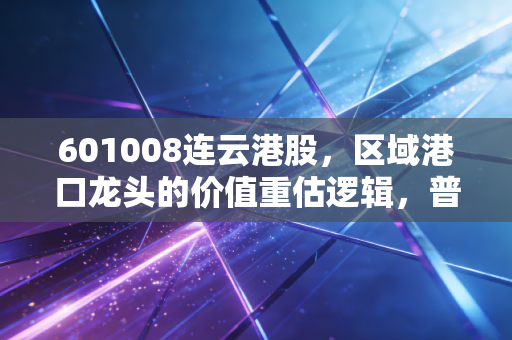 601008连云港股,区域港口龙头的价值重估逻辑,普通人该怎么抓住这波风口?