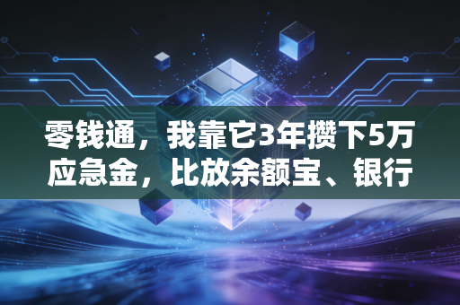 零钱通，我靠它3年攒下5万应急金，比放余额宝、银行卡香多了？