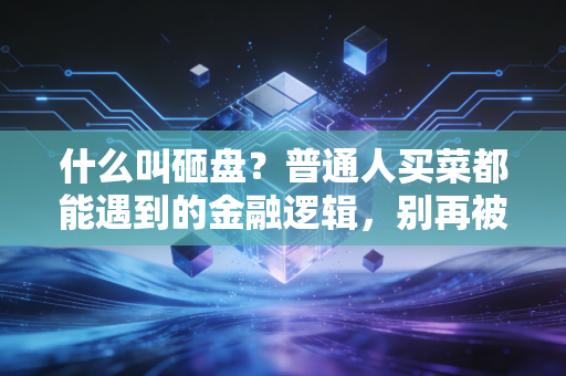 什么叫砸盘?普通人买菜都能遇到的金融逻辑,别再被割韭菜了