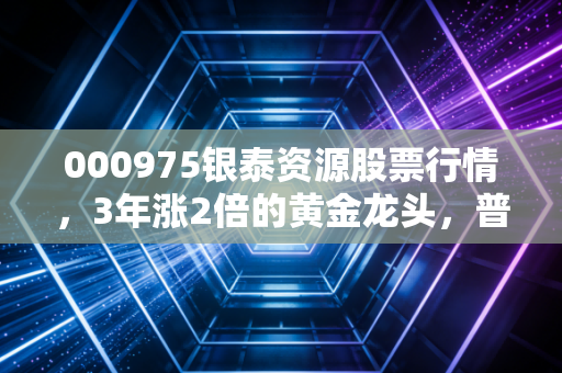000975银泰资源股票行情，3年涨2倍的黄金龙头，普通人该不该上车？我用亲姨的投资案例给你算明白