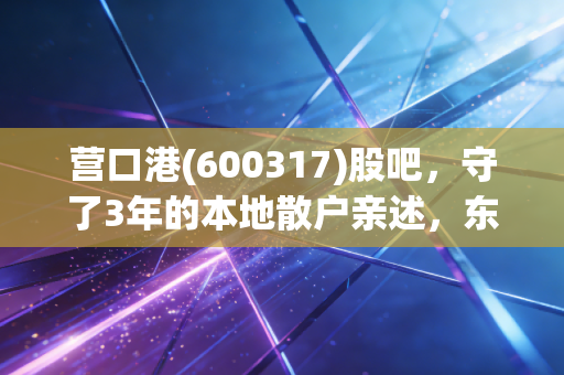 营口港(600317)股吧，守了3年的本地散户亲述，东北老港的转型路与持股避坑指南