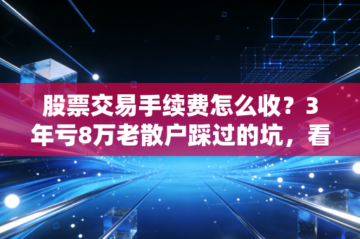 股票交易手续费怎么收？3年亏8万老散户踩过的坑，看完一年能省出一台iPhone