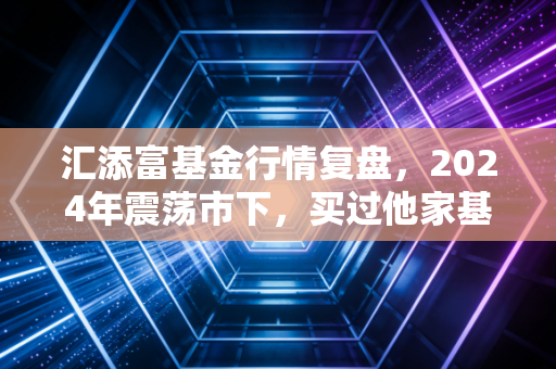 汇添富基金行情复盘，2024年震荡市下，买过他家基金的普通人都赚了吗？