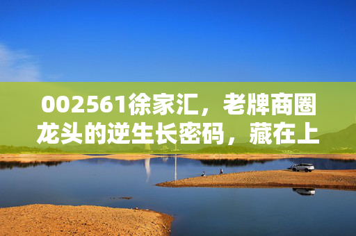 002561徐家汇,老牌商圈龙头的逆生长密码,藏在上海人30年的烟火记忆里