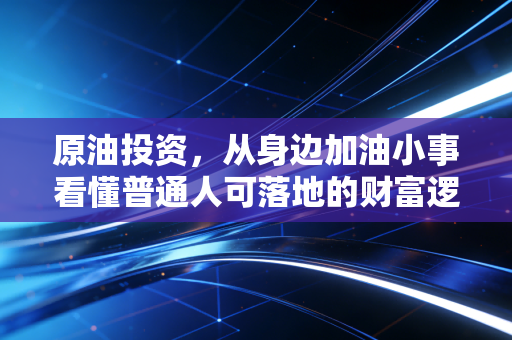 原油投资，从身边加油小事看懂普通人可落地的财富逻辑