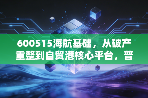600515海航基础,从破产重整到自贸港核心平台,普通人能从它的逆袭里挖到什么机会?