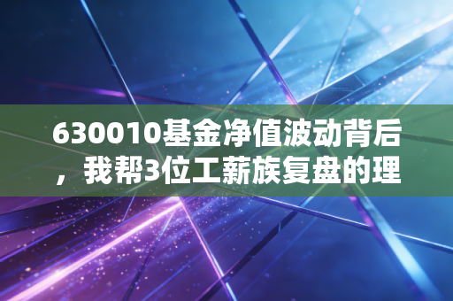 630010基金净值波动背后，我帮3位工薪族复盘的理财踩坑与回本经验