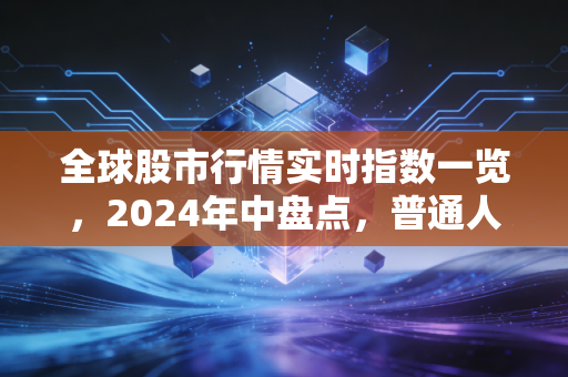 全球股市行情实时指数一览，2024年中盘点，普通人怎么跟着行情踩对投资节奏？