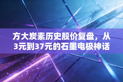方大炭素历史股价复盘，从3元到37元的石墨电极神话，给普通投资者的3个血泪启示