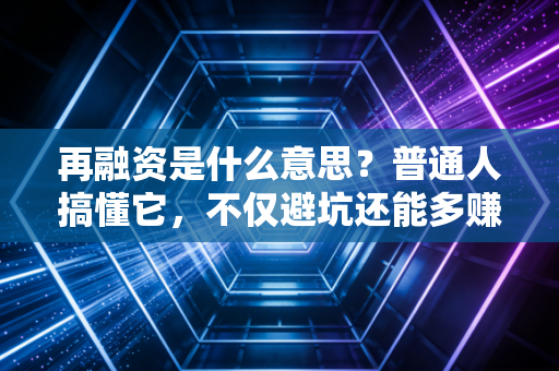 再融资是什么意思？普通人搞懂它，不仅避坑还能多赚好几万