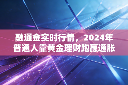 融通金实时行情，2024年普通人靠黄金理财跑赢通胀的实用指南
