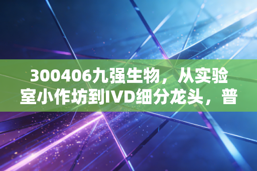 300406九强生物，从实验室小作坊到IVD细分龙头，普通人能从它的成长路挖到什么财富密码？