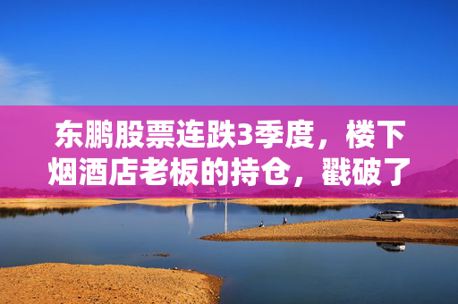 东鹏股票连跌3季度，楼下烟酒店老板的持仓，戳破了功能性饮料的增长神话
