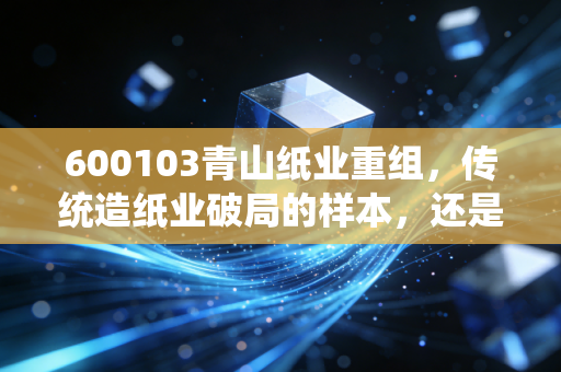 600103青山纸业重组,传统造纸业破局的样本,还是资本炒作的新噱头?