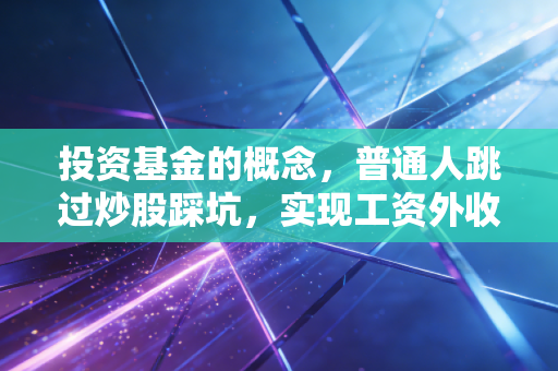 投资基金的概念,普通人跳过炒股踩坑,实现工资外收入的最优解?