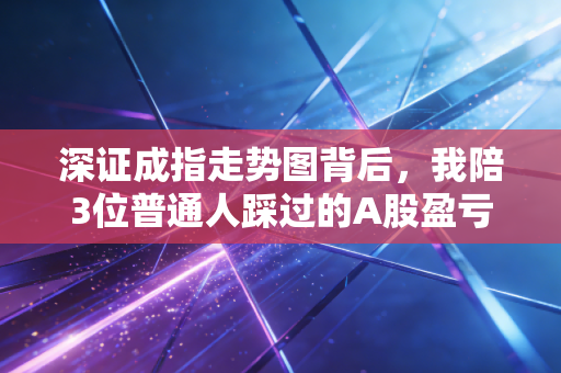 深证成指走势图背后,我陪3位普通人踩过的A股盈亏坑,看懂比瞎投10年有用