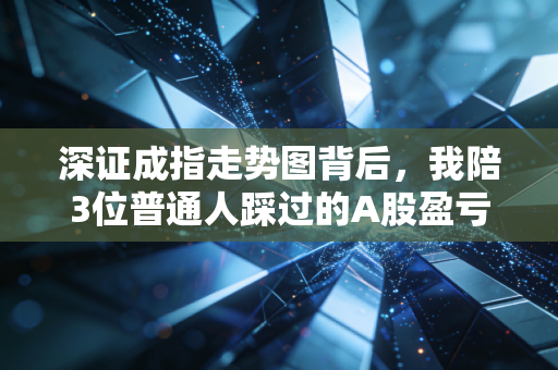 深证成指走势图背后，我陪3位普通人踩过的A股盈亏坑，看懂比瞎投10年有用