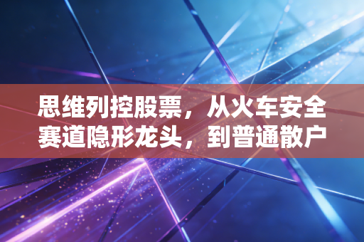 思维列控股票，从火车安全赛道隐形龙头，到普通散户的价值投资试金石