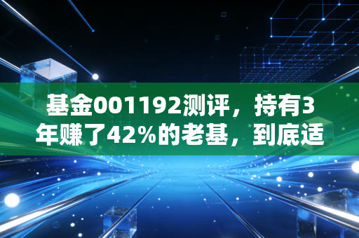 基金001192测评，持有3年赚了42%的老基，到底适合普通人上车吗？