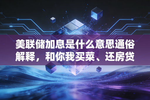 美联储加息是什么意思通俗解释，和你我买菜、还房贷、买基金都有关系的全球金融开关