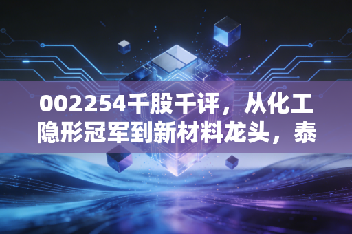 002254千股千评，从化工隐形冠军到新材料龙头，泰和新材的投资价值到底有多大？