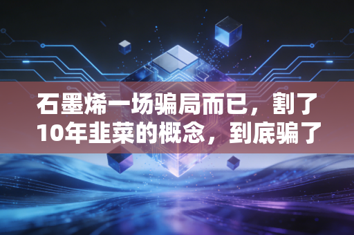 石墨烯一场骗局而已，割了10年韭菜的概念，到底骗了多少普通人的血汗钱？