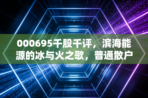 000695千股千评，滨海能源的冰与火之歌，普通散户要不要搭这趟能源转型的车？