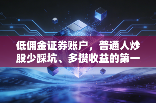 低佣金证券账户，普通人炒股少踩坑、多攒收益的第一步？我替身边3个朋友算完账惊呆了