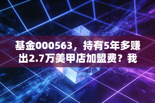 基金000563，持有5年多赚出2.7万美甲店加盟费？我扒了10年数据说点实在的