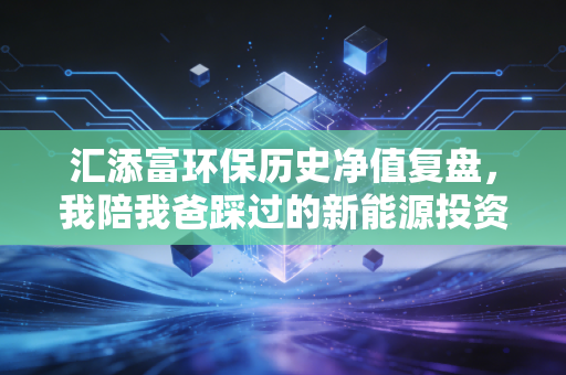 汇添富环保历史净值复盘，我陪我爸踩过的新能源投资坑，以及普通人怎么选行业基金