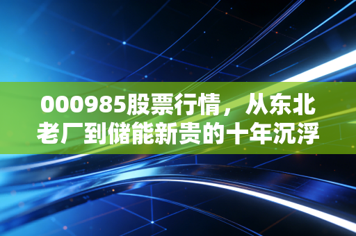 000985股票行情，从东北老厂到储能新贵的十年沉浮，普通散户要不要搭这趟车？